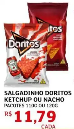 Assaí Atacadista Salgadinho doritos ketchup ou nacho oferta