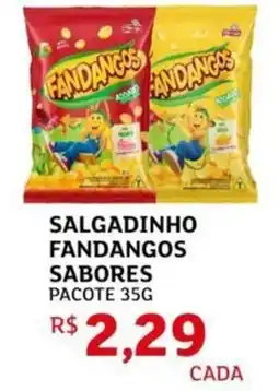 Assaí Atacadista Salgadinho fandangos sabores pacote oferta