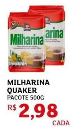 Assaí Atacadista Milharina quaker pacote oferta
