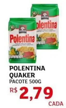 Assaí Atacadista Polentina quaker pacote oferta