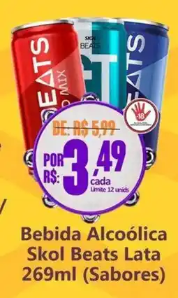 Big Supermercados Bebida Alcoólica Skol Beats Lata oferta
