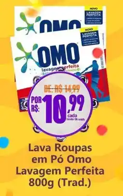 Big Supermercados Lava Roupas em Pó Omo Lavagem Perfeita oferta