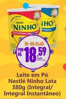 Big Supermercados Leite em Pó Nestlé Ninho Lata oferta