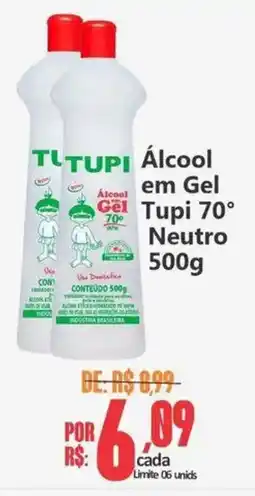 Big Supermercados Álcool em Gel Gel Tupi 70° Neutro oferta