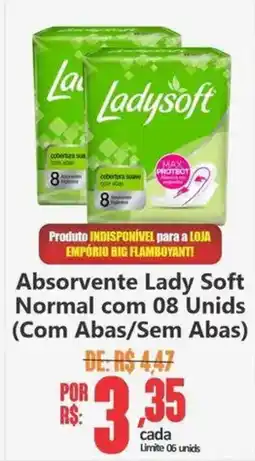 Big Supermercados Absorvente Lady Soft Normal oferta