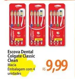 Atacadão Escova Dental Colgate Classic Clean oferta