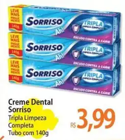 Atacadão Creme Dental Sorriso oferta