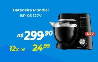 Atakarejo Batedeira Mondial Bp-03 127v oferta