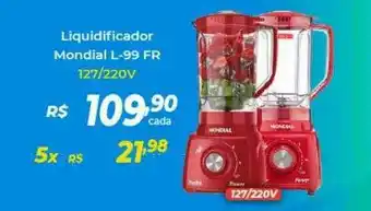 Atakarejo Liquidificador Mondial L-99 Fr oferta