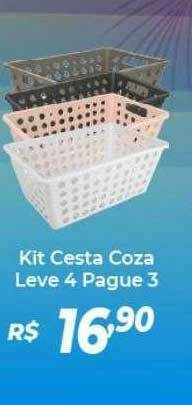 Atakarejo Kit Cesta Coza Leve 4 Pague 3 oferta