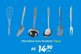 Utensilios Inox Ekobom Tipos