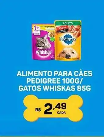 Alimento Para Cães Pedigree Gatos Whiskas