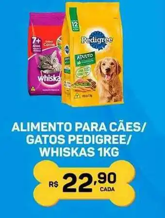 Alimento Para Cães Gatos Pedigree Whiskas