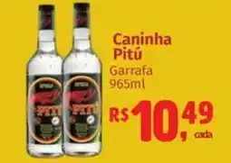 Supermercados Mateus Caninha Pitú oferta