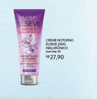 Bistek Supermercados Creme Noturno Elseve Hialurônico oferta