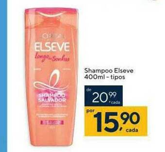 Coop Shampoo Elseve Tipos oferta