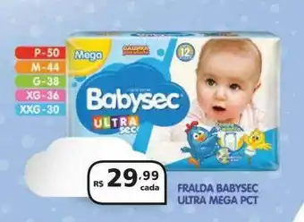 Drogasmil Fralda Babysec Ultra Mega oferta