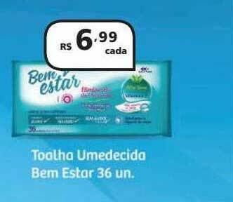 Drogasmil Toalha Umedecida Bem Estar oferta