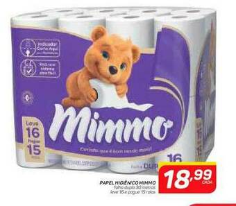 GBarbosa Papel Higiênico Mimmo oferta