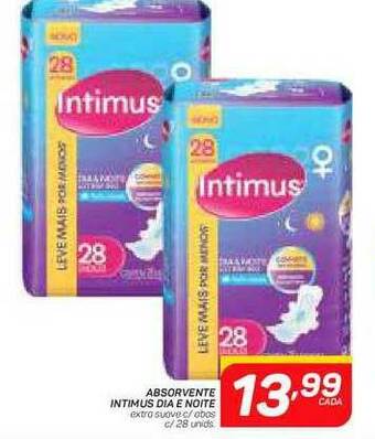 GBarbosa Absorvente Intimus Dia E Noite oferta