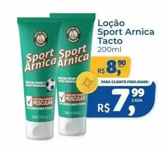 Hiper Farma Loção Sport Arnica Tacto oferta