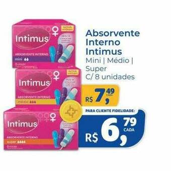 Absorvente Interno Intimus