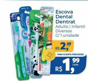 Hiper Farma Escova Dental Dentrat oferta