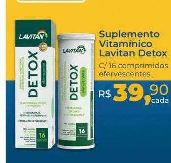 Hiper Farma Suplemento Vitaminico Lavitan Detox oferta