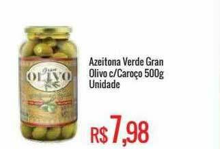 Mart Minas Azeitona Verde Gran Olivo C Caroço oferta