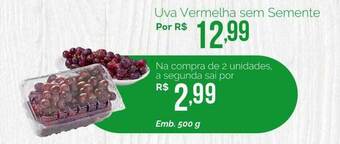 Oba Hortifruti Uva Vermelha Sem Semente oferta