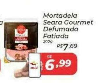 Peruzzo Mortadela Seara Gourmet Defumada Fatiada oferta