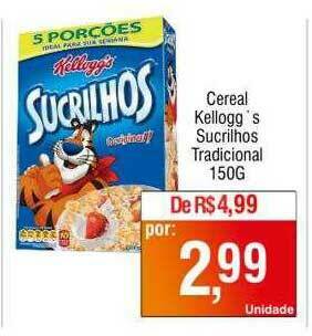 Supermercado Bem Barato Cereal Kellogg's Sucrilhos Tradicional oferta