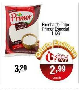 Supermercado Bem Barato Farinha De Trigo Primor Especial oferta