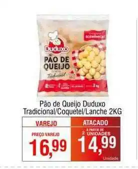 Supermercado Bem Barato Pão De Queijo Duduxo Tradicional Coquetel Lanche oferta