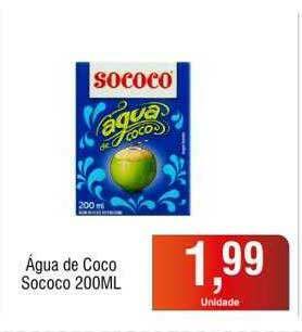 Supermercado Bem Barato Agua De Coco Sococo oferta