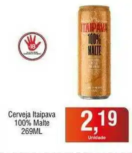 Supermercado Bem Barato Cerveja Itaipava 100% Malte oferta