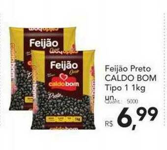 Feijão Preto Caldo Bom Tipo 1