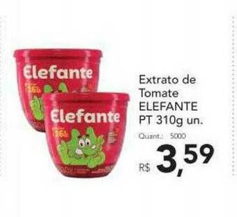 Supermercados Koch Extrato De Tomate Elefante oferta