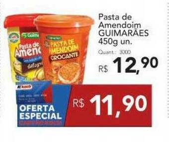 Supermercados Koch Pasta De Amendoim Guimarães oferta