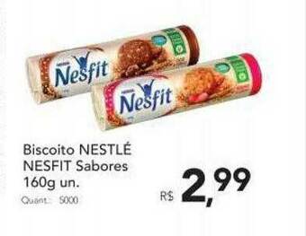 Supermercados Koch Biscoito Nestlé Nesfit Sabores oferta