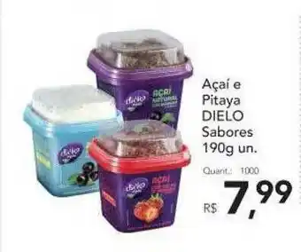 Açai E Pitaya Dielo Sabores