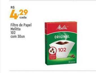 Supper Rissul Filtro De Papel Melitta 102 oferta