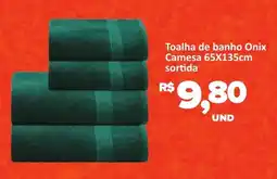 Paulistão Supermercados Toalha de banho Onix Camesa 65X135cm sortida oferta