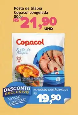 Paulistão Supermercados Posta de tilápia Copacol congelada oferta