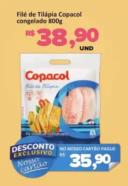 Paulistão Supermercados Filé de Tilápia Copacol congelado oferta