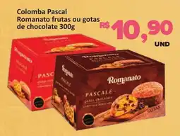 Paulistão Supermercados Colomba Pascal Romanato frutas ou gotas de chocolate oferta