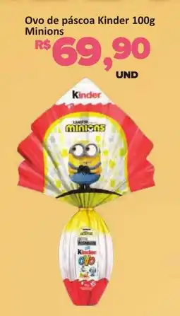 Paulistão Supermercados Ovo de páscoa Kinder Minions oferta