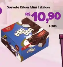 Paulistão Supermercados Sorvete Kibon Mini Eskibon oferta