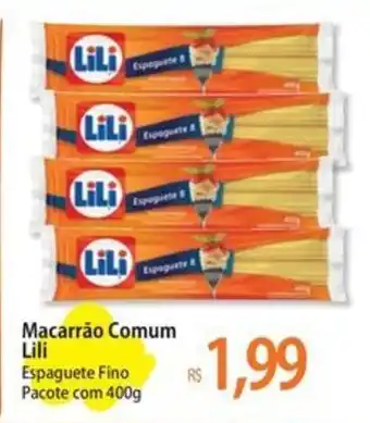 Atacadão Macarrão Comum Lili oferta