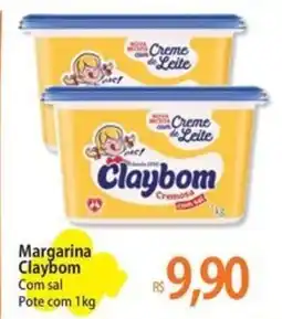 Atacadão Margarina Claybom Com sal Pote oferta